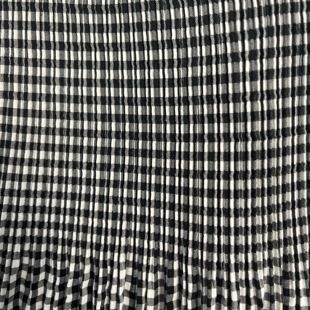 Black and White Gingham Skirt - Picture 6 of 9